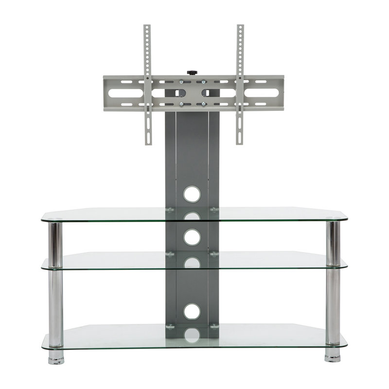 Burnham-on-Sea TV Stand for TVs up to 43", Silver