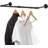 Frison 32.6'' Metal Wall Mounted Clothes Rack
