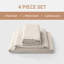 Ensemble de draps profond avec ourlet plissé-106301077-106301083