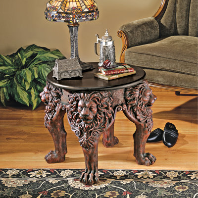 Cleon Lion Leg End Table