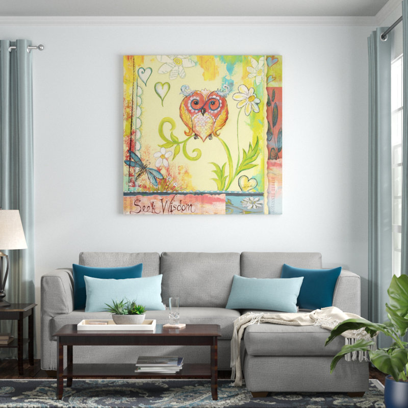 1 Piece Wrapped Canvas Painting, 121.92cm H x 121.92cm W