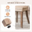 49.5cm H Side Chair in Beige-964263890