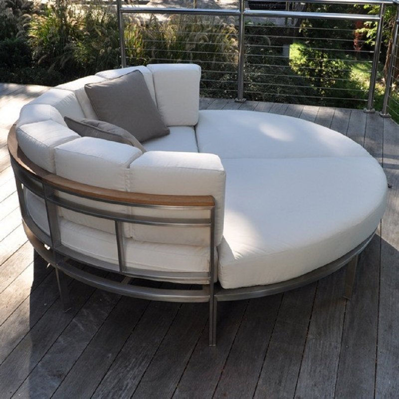 Tivoli Outdoor Ottoman, Cloud