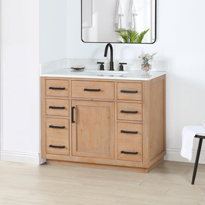 Ensemble meuble-lavabo simple Gavino 42 po