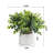 11'' Faux Eucalyptus Topiary in Ceramic Pot