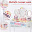 Ensemble coiffeuse avec miroir pour enfant Diega