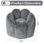 Fauteuil à billes en velours avec housse lavable à la machine Dutch-2137121541