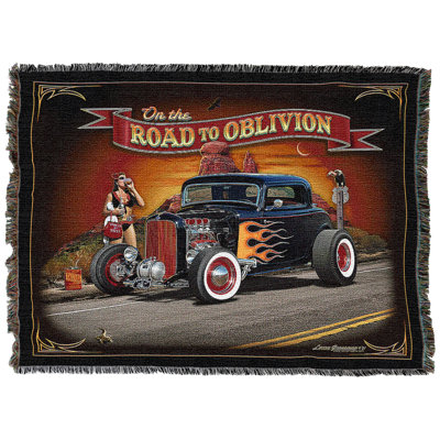 Pure Country Weavers Queen Mary Blanket by Larry Grossman - Gift Tapestry Throw Woven from Cotton - Made in The USA (72x54)