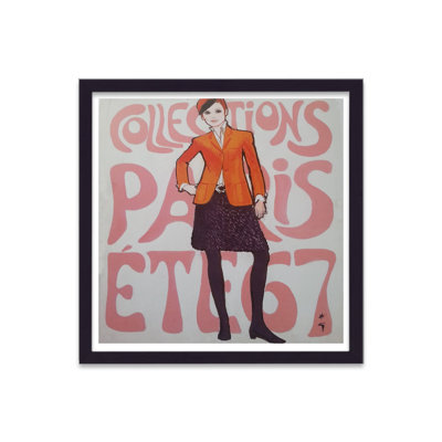 Rene Gruau Dior Summer Collection 67 Vintage Fashion Print - Single Picture Frame Print