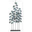 Getuta Teal Metal Sculpture