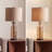 Arva Glass Standard Table Lamp
