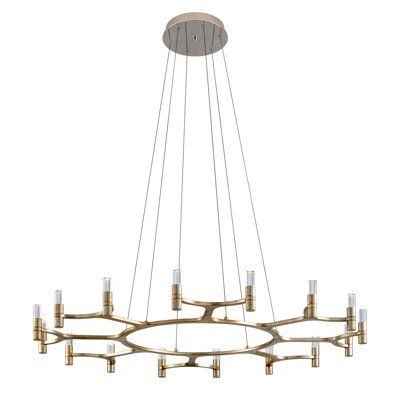 Nexus 49.25" Hand Forged Iron Chandelier