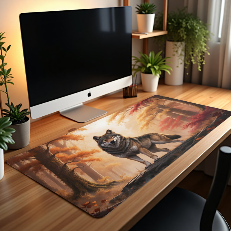 Polyester Desk Pad, 31.5x15.5