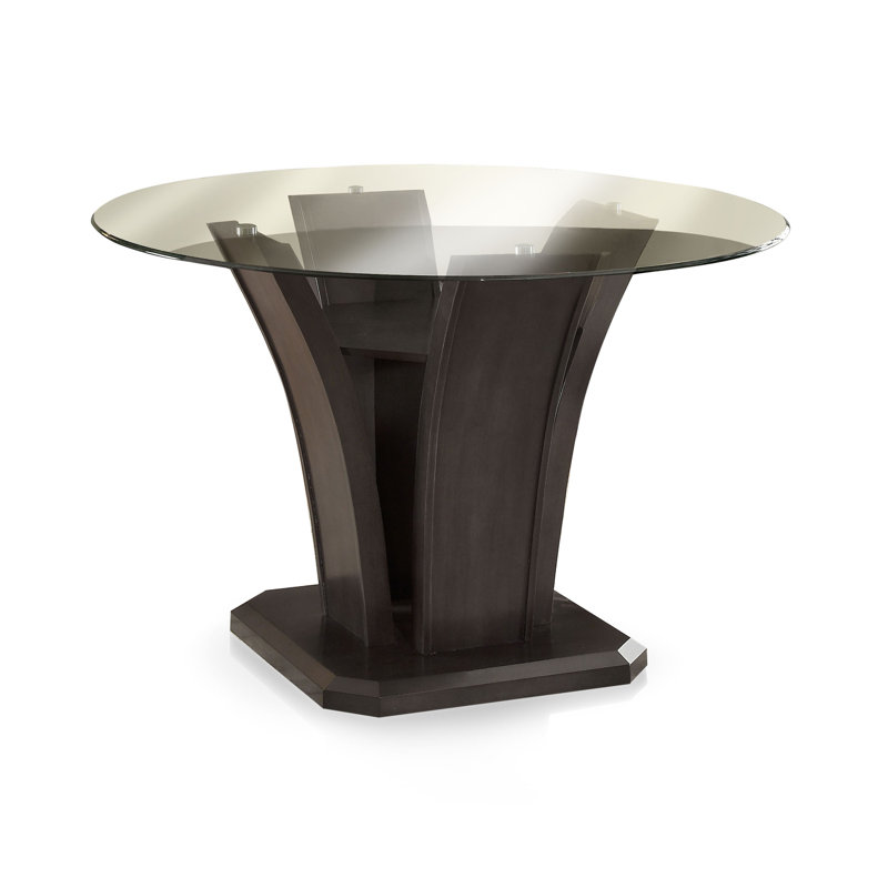 Table de salle à manger Bardia, Brown Cherry