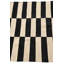 Tapis noir et blanc Otero