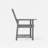 All-weather Patio Dining Chairs With Wood Grain Design (Set of 2)-317057398