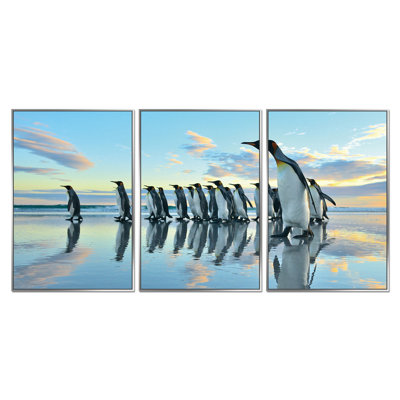 Penguin March 1 Piece Single Picture Frame Wall Art Set