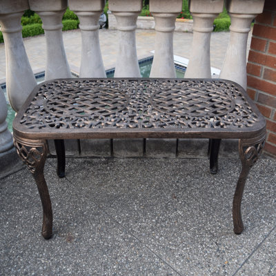 Mcgrady Rectangular Outdoor Coffee Table , 35 " W 18 " D