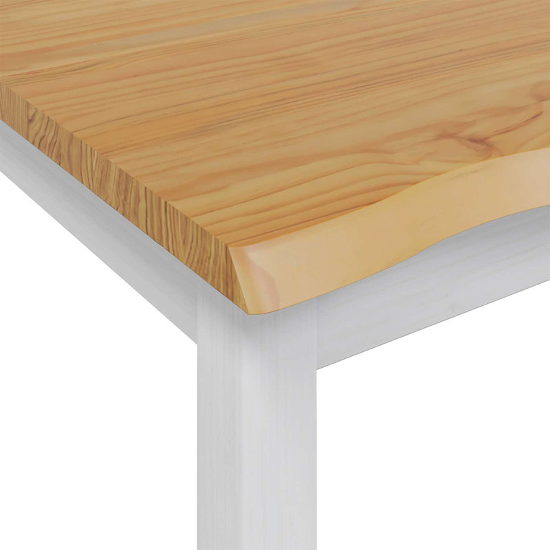 Dining Table, White/Natural