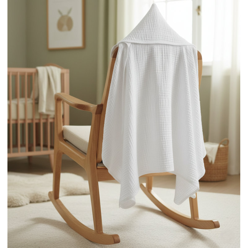 Muslin 100% Cotton Hooded Infant Wrap