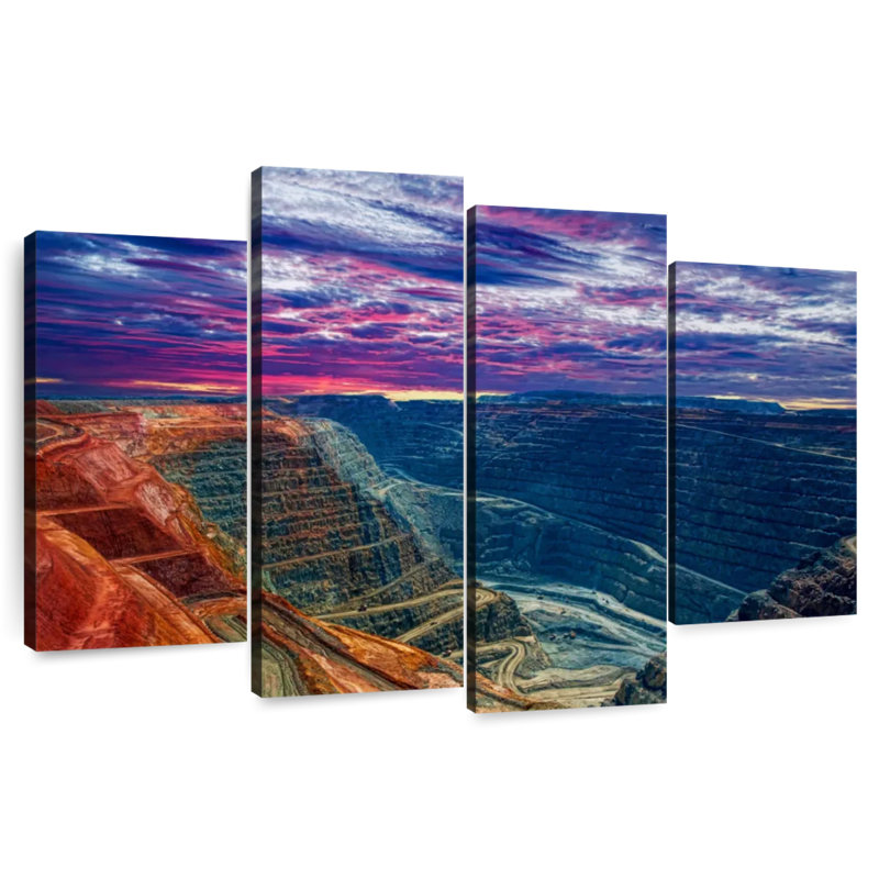 Alvord Super Pit Kalgoorlie, 48" H x 75" W