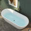 Baignoire de trempage autoportante en acrylique Bali 67 po. X 30 po. Bali Elite