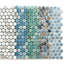 Carreau de mosaïque en verre pour mur et plancher 1 "x 1" Eterna