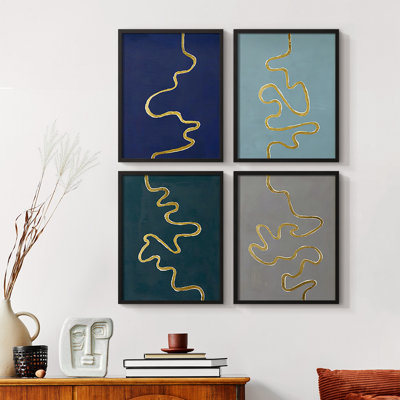 «Oxbow I», 4 pièces sur papier