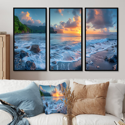 Samaniego - Beach Wall Art Print Set