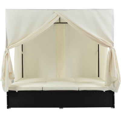 Patio Daybed (Beige) by Latitude Run