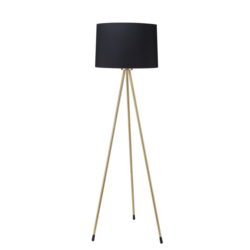 Lampe trépied 59" Alice, Noir