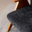 Kyajah Chenille Upholstered Accent Armchair with Solid Wood Arms and Legs-1555970868