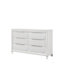 Commode finition perle blanche