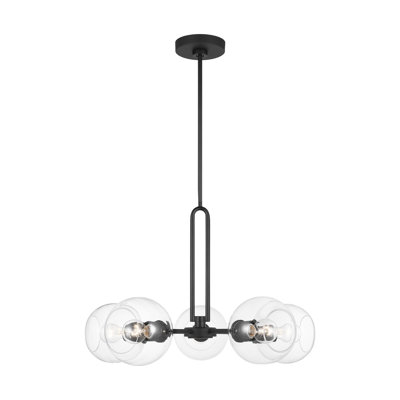 Talia 5 - Light Metal Dimmable Sputnik Chandelier
