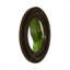 Miroir d'appoint mural rond en bambou naturel