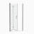 Universal Pivot Shower Door,Open Outside,With 1/4" Tempered Glass-112513919