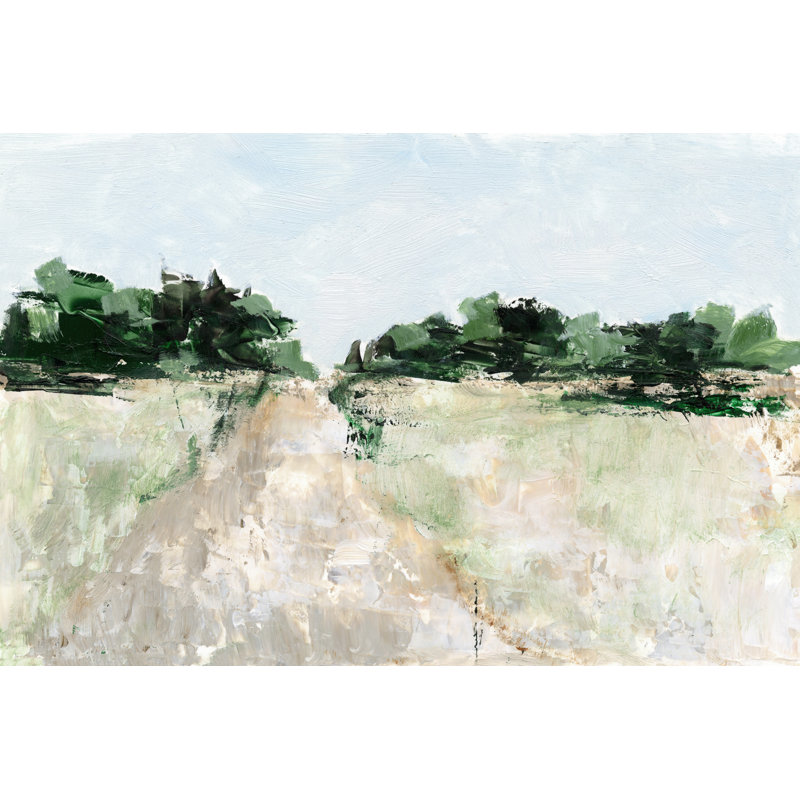 " Mint Fields I " by Ethan Harper Painting Print, 24" H x 36" W