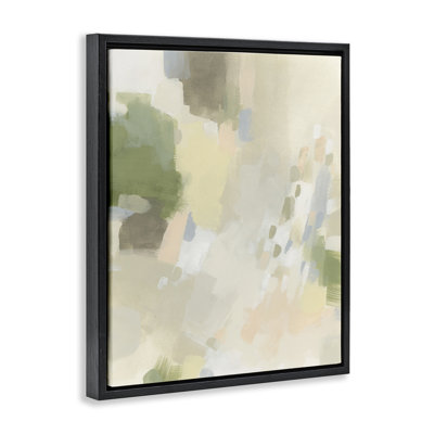 Art mural sur toile flottant abstrait avec sourdine par Joris Hoefnagel