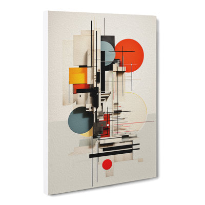 Bauhaus Conceptual - Wrapped Canvas