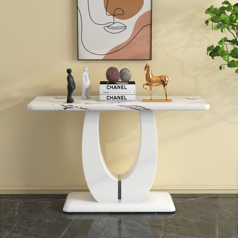 Console Kwincy 47,2, Blanc