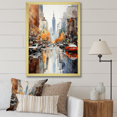 Collage sur toile Mauree New York