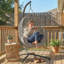 Rattan Swing Chair-1077294775