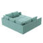 Canapé modulaire avec repose-pieds Larchmere-90539448