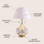 Lampe de table 31 po Ternate