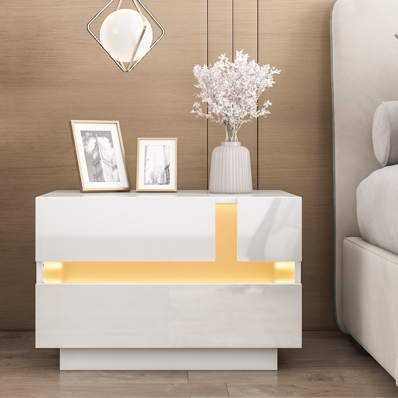 Smarter Shopping, Better Living! Aliexpress.com  Bedside table design,  Wooden bedside table, Bedroom night stands
