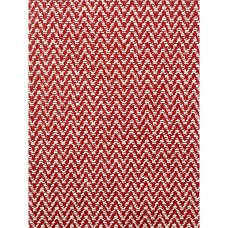 Chemin de table Red Herringbone Bay