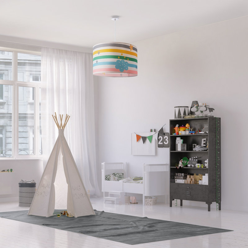Drum pendant lamp 1-light Nayla