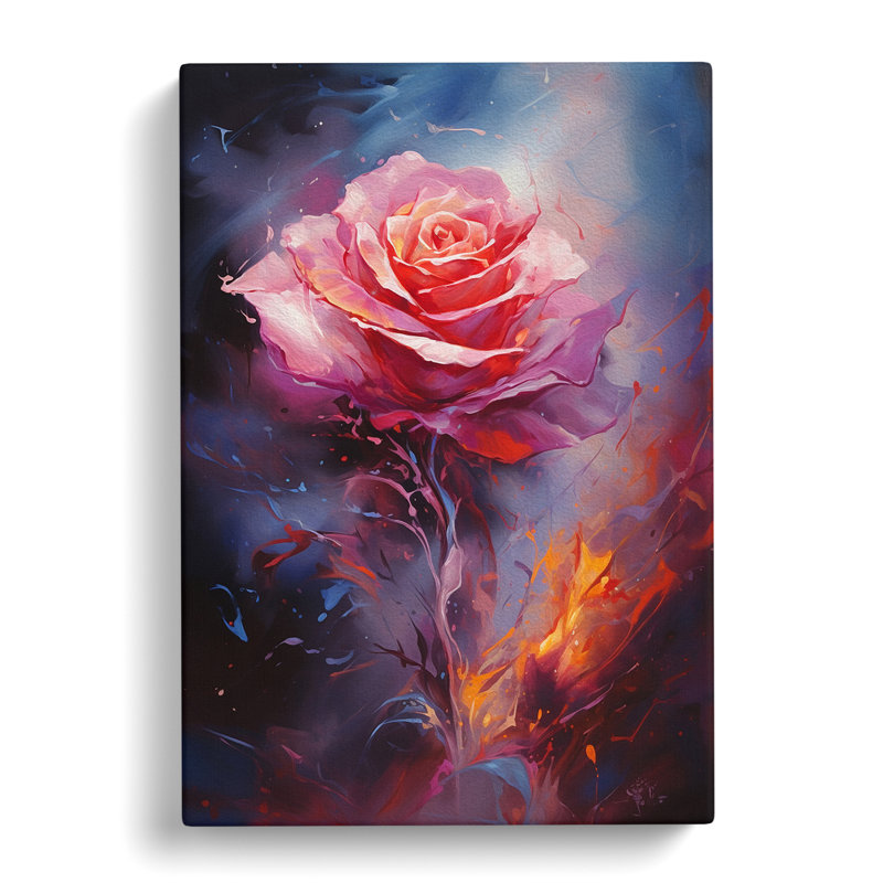 Rose Action - Wrapped Canvas, 76cm H x 50cm W x 3cm D