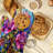 Vibrant Glass Oven Mitt Cotton Twill