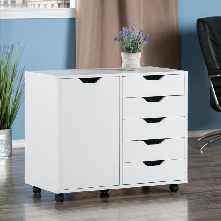Crandon 30.71'' Wide 5 -Drawer Mobile File Cabinet